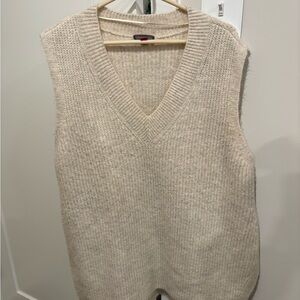 Vince Camuto Cream Knit Vest